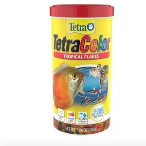 TetraColor Tropical Color Boosting Flakes Fish Food